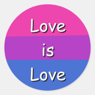 Biseksueel Symbool Awareness Pride Sticker