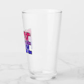 Biseksueel trots woord glas (Links)