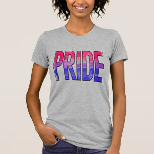 Biseksueel trots woord t-shirt