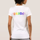 Biseksueel Vrouw Pride T-shirt (Achterkant)