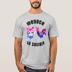 Biseksuele Bedreiging voor de Samenleving T-shirt