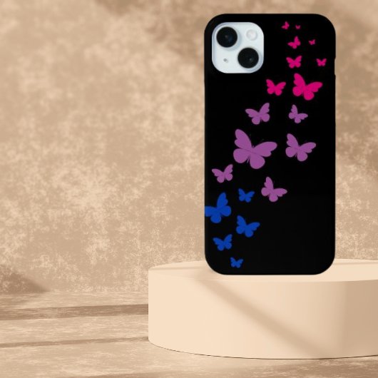 Biseksuele Pride Butterfly Trail Case-Mate iPhone Case