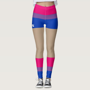 Biseksuele Pride Faux Shorts & Benen Leggings