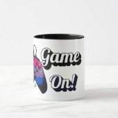 Biseksuele Pride Game On Tijgerpoot Controller Mok (Midden)
