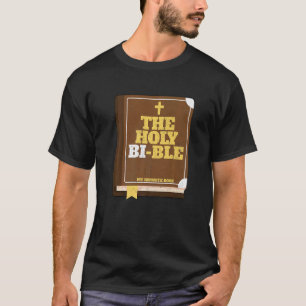 Biseksuele Pride LGBT De Heilige Bijbel Queer Nonb T-shirt
