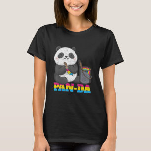 Biseksuele Pride LGBT Panda Pan Da Queer Nonbinary T-shirt