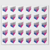 Biseksuele Pride Uitbarsting Cadeaupapier (Vlak)