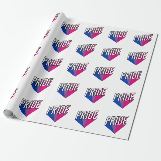 Biseksuele Pride Uitbarsting Cadeaupapier (Uitgerold)