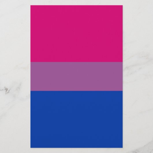 Biseksuele Pride Vlag Flyer (Voorkant)
