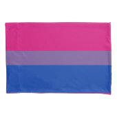 Biseksuele Pride Vlag Kussensloop (Voorkant-Links)