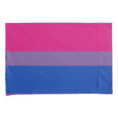 Biseksuele Pride Vlag Kussensloop (Voorkant-Rechts)