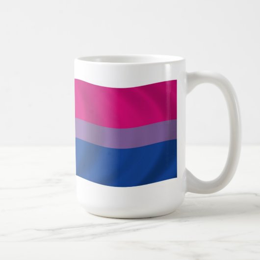 Biseksuele Pride Vlag Mok (Rechts)