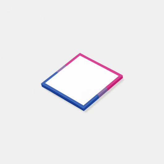 Biseksuele Pride Vlag Post-it® Notes (Schuin)