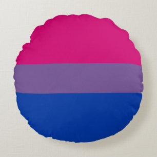 Biseksuele Pride Vlag Rond Kussen