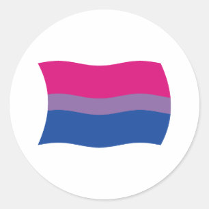 Biseksuele Pride Vlag Sticker