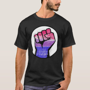 Biseksuele Pride Vuist T-shirt