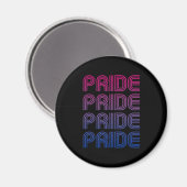 Biseksuele Retro Pride Magneet (Voorkant / Achterkant)