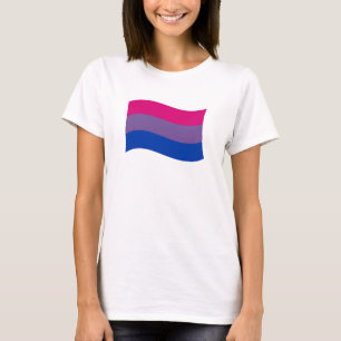 Biseksuele trotsbanner t-shirt