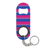Biseksuele Vlag Mini Flessenopener (Achterkant)
