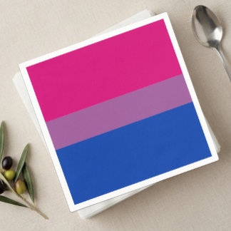 Biseksuele vlag servetten, Pride, geslachtsvlag Servet