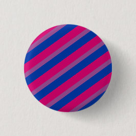 Biseksuele vlaggenstrepen | Bisexual Pride Ronde Button 3,2 Cm