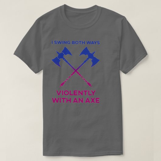 Bisexual Barbarian Pride T-shirt (Design voorkant)
