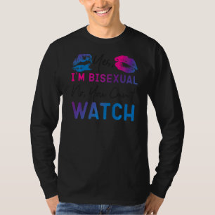 Bisexual Bi Pride Flag ja ik ben biseksueel Nee je T-shirt
