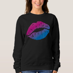 Bisexual Bi Pride Flag Kiss Mouth 1 Trui