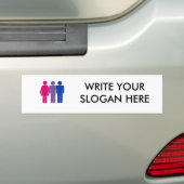 Bisexual Boy Bumpersticker (Op auto)