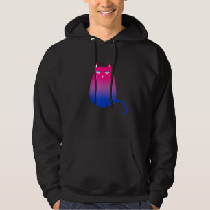 Bisexual Cute Cat Clothing Bi Pride Flag Lgbtq Bis Hoodie