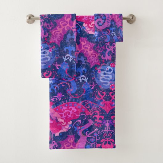 Bisexual Dragon Damask - Bi Pride Drapeau Couleurs (En situation)