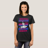 Bisexual Equality Is Not Rocket Science Astronaut  T-shirt (Voorkant volledig)