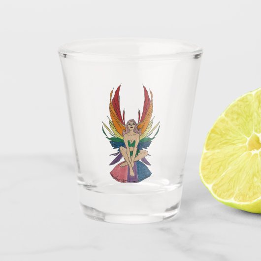 Bisexual Faerie Shot Glas (Voorkant)
