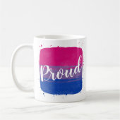 Bisexual Fierté Drapeau Café Mug (Gauche)