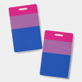 Bisexual Flag Badge (Voor- en achterkant)