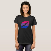 Bisexual Flag Lips LGBTQ Bisexual Pride Bi Pride B T-shirt (Voorkant volledig)