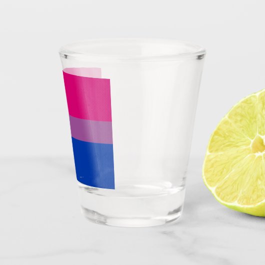 Bisexual Flag & Pride community / gender flag Shot Glas (Rechts)