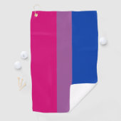 Bisexual Flag & Pride community Golf/gender flag Golfhanddoek (Insitu)