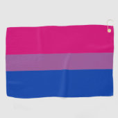 Bisexual Flag & Pride community Golf/gender flag Golfhanddoek (Horizontaal)