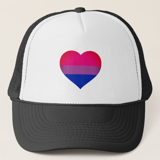 Bisexual Flag & Pride community Petten/gender flag Trucker Pet (Voorkant)