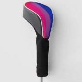 Bisexual Flag & Pride Love golfgemeenschappen /LGB Golfheadcover (Schuin)