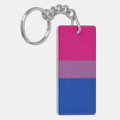 Bisexual Flag Sleutelhanger (Voorkant Links)