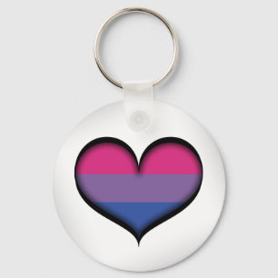 Bisexual Heart Sleutelhanger