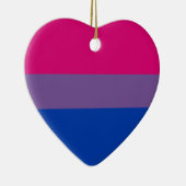 Bisexual LGBT Pride Rainbow Flag Keramisch Ornament (Rechts)