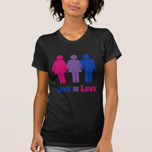 Bisexual Love T-shirt (Voorkant)