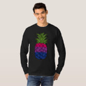Bisexual Pineapple Bi Pride LGBTQ Pineapple Pride T-shirt (Voorkant volledig)