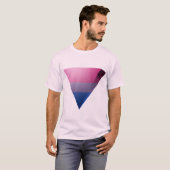 BISEXUAL PRIDE 3D DRIEHOEK T-SHIRT (Voorkant volledig)