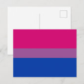 Bisexual Pride (Bi-vlag) Briefkaart (Voorkant / Achterkant)