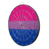 Bisexual Pride (Bi-vlag) Dartbord (Voorkant Rechts)