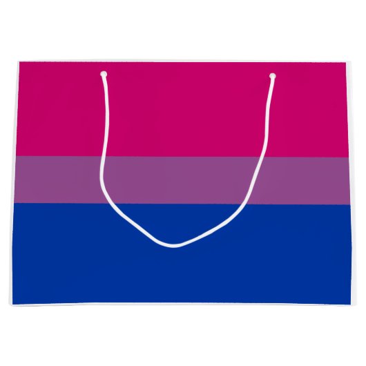 Bisexual Pride (Bi-vlag) Groot Cadeauzakje (Voorkant)